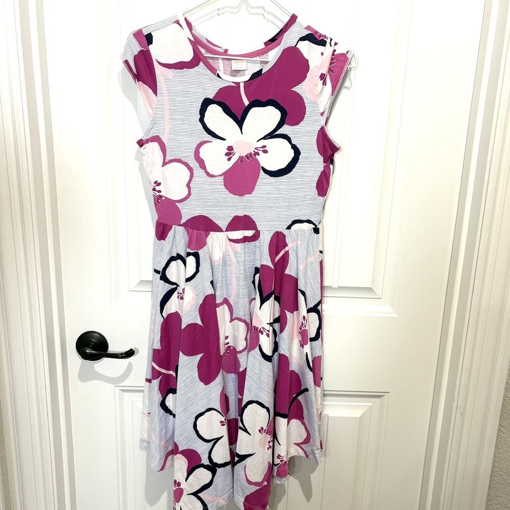 Floral Hanky Hem Dress Cottagecore Big Girls Size XL‎ 18.5 Handkerchief